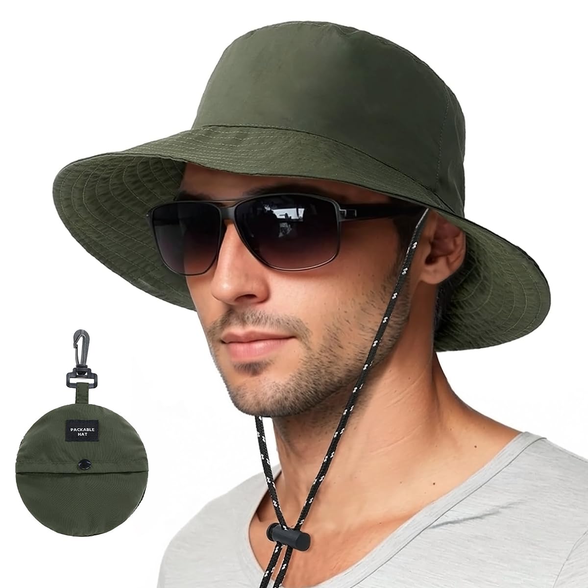PALAY Bucket hat for Women Men Waterproof Wide Brim Sun Hats Foldable Boonie Safari Fishing Hiking Beach Hats PALAY Bucket hat for Women Men Waterproof Wide Brim Sun Hats Foldable Boonie Safari Fishing Hiking Beach Hats